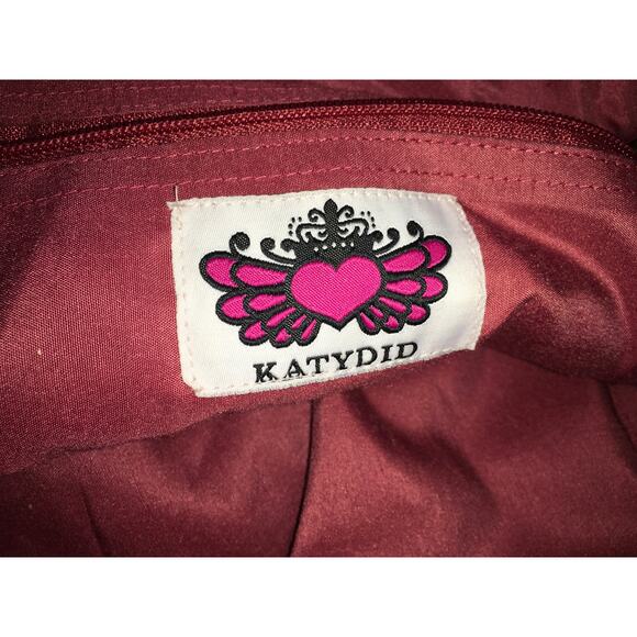 Katydid Textured Boho Large Tote Bag Multicolor Ivory Tassel Beachy Bright Fun - Picture 7 of 8